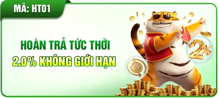 Cm8878 Hoàn trả tức thì không giới hạn 2%